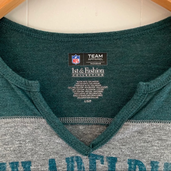 New w/o Tags Eagles 3/4 Graphic Tee - Picture 3 of 3